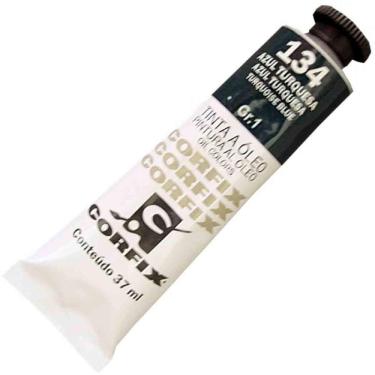 Imagem de Tinta A Oleo Corfix G1 134 Azul Turquesa 37Ml