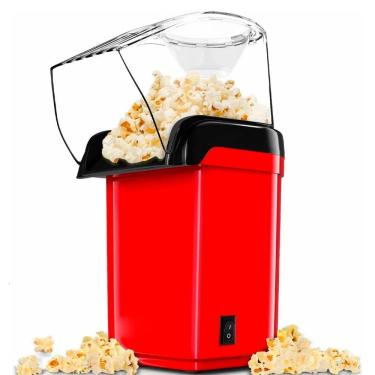 Imagem de Pipoqueira Elétrica Doméstica Ideal Para Pipoca Saudável Rápido E Sem Óleo 110V