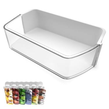 Imagem de DA97-12650A Compartimento de prateleiras de porta de geladeira compatível com Sam-sung Substituição de prateleira de porta de geladeira RF260 RF261 RF263 Adequado para peças de geladeira Sam-sung DA63