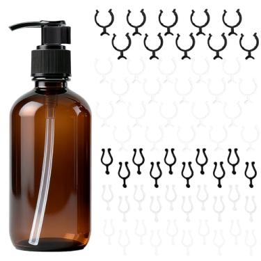 Imagem de RP Remarkable Power, Pacote com 60 dispensadores de cosméticos à prova de vazamento, clipe de bloqueio de bomba de plástico para viagens em casa, 2 tamanhos