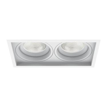 Imagem de Spot Embutir Recuado Microborda Duplo Par20 Branco- Interlight