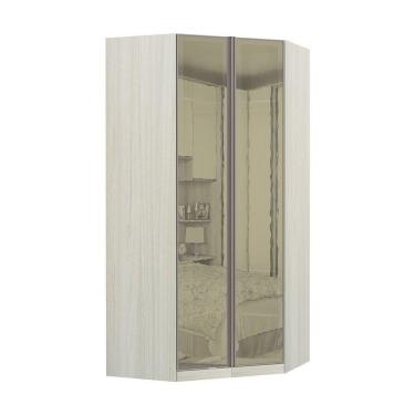 Imagem de Guarda-roupa Solteiro Canto Closet 2 Portas Legno Crema