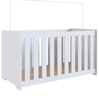 Imagem de Berço Com Mosquiteiro La001 Branco Comm Branco