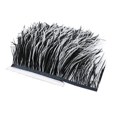 Imagem de barenx Enfeite de franja de avestruz penas casamento Halloween vestido de formatura artesanato acabamento