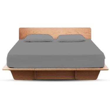 Imagem de Sheets Stargazer Lençol de elástico solteiro GG apenas, algodão egípcio 1000 fios, lençol com elástico duplo GG, respirável e macio, lençol com elástico alto 45,7 cm, lençol com elástico solteiro GG