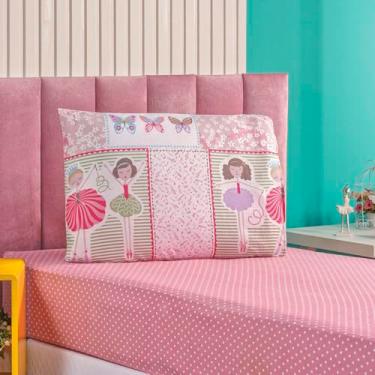 Imagem de Jogo De Lençol Bouti Kids 2 Peças Infantil Menino Menina Decora Quarto (Ballet)