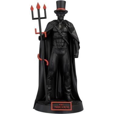 Imagem de Estátua Exu Tranca Ruas Imagem Umbanda Candomblé (Cor Nox Sanguine)