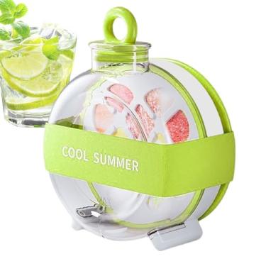 Imagem de Garrafa de gelo – Copo de água com bandeja de gelo, reutilizável e fácil de liberar para casa, café, restaurante, uísque, coquetel, refrigerante, café, refrigerante