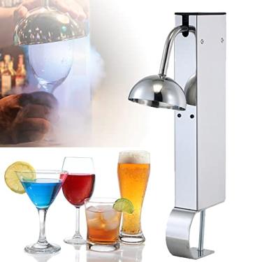 Imagem de JYXYXSCP Refrigerador de vidro, congelador de vidro de CO2, refrigerador de garrafas para coquetéis, cerveja, bebidas mistas, vinho, bebidas em bares boates