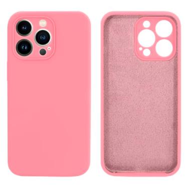 Imagem de Capinha Compativel com iPhone 13 Pro Max Com Proteção de Câmera em Silicone com Interior Aveludado