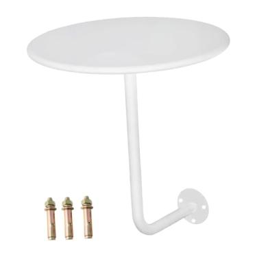 Imagem de Fxzqgnh Mesa de Bar de Metal, Nórdica, Compacta, Simples, Montada Na Parede, Mesa de Centro, Mesa de Canto para Cabeceira, Sala de Estar, Casa,