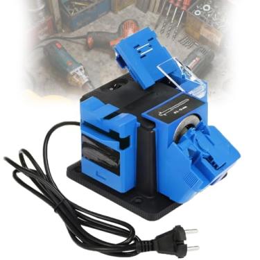 Imagem de Afiador Elétrico Multiuso, Afiador de Facas Elétrico com Rebolo, Ângulo Ajustável, Largura de Afiação de 6 a 51 mm,Brocas Afiáveis ​​de 3 a 13 mm para Brocas e Ferramentas de Corte