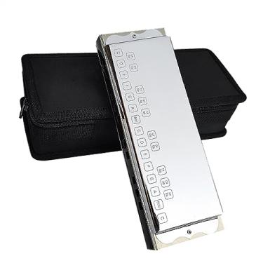 Imagem de Baixo Gaita 25 Furos Desempenho Baixo Harpa Instrumentos Musicais Com Estojo