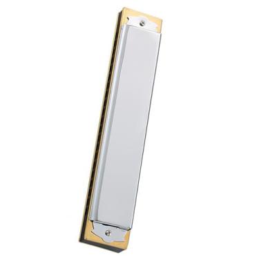 Imagem de Gaita profissional de jogo profissional 21 furos requintada e durável placa de assento de latão para instrumento musical de gaita polifônica (cor: E)