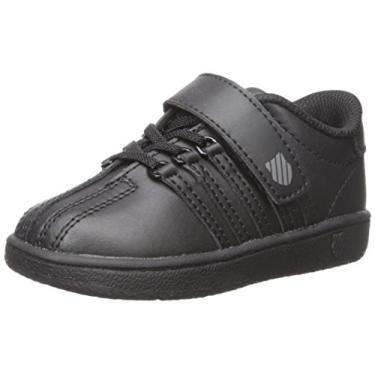 Imagem de K-Swiss Tênis infantil clássico VN Velcro, Preto/preto, 15