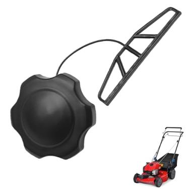 Imagem de Tampa de combustível de substituição compatível com Kohler 1422720-S, compatível com cortador de grama Toro Lawn Boy XT149 XT173 XT650 XT675 XT775 XT800 CV173 CV200 CV224 HD775 HD950, preto