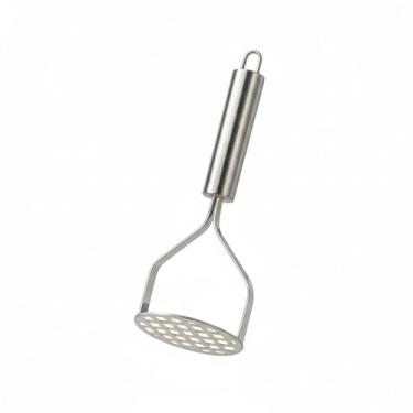 Imagem de Amassador de Batatas e Legumes Inox Premium – Design Ergonômico, Resistente, Profissional, Pendurável para Purê, Frutas, Mandioquinha e Feijão
