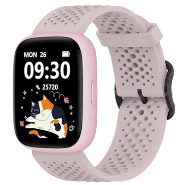 Imagem de Lamshaw Pulseira de silicone compatível com BIGGERFIVE Smart Watch, pulseira de silicone de liberação rápida de 22 mm com fivela de metal compatível com BIGGERFIVE BW01, BIGGERFIVE BW02