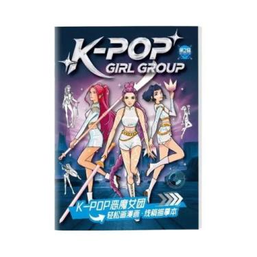 Imagem de Livro De Colorir Kids KPop Demon Hunter, Livro De Desenho E Pintura, P