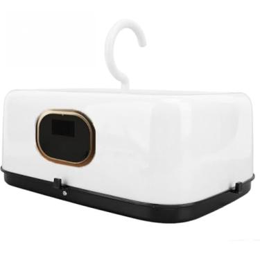 Imagem de Secadora de Roupas Portátil Dobrável com Temporizador – Compacta para Apartamento e Viagem (110V)