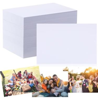 Imagem de Papel fotográfico brilhante de 400 folhas de papel fotográfico de 10 x 15 cm, 200 g/m², cartolina brilhante para impressão a jato de tinta, fazer fotos, calendário, cartões comemorativos