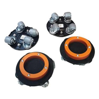Imagem de MERIGLARE 4x Rodízios para Móveis com Rodas, Protetores Portáteis para Piso, Acessórios para Pés de Móveis, para Geladeira e Sofá