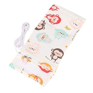 Imagem de Generic Capa Portátil para Aquecedor de Mamadeiras Infantis para Viagem, Solução Perfeita para Aquecer Mamadeiras Com Segurança No Carro, Compatível Com Vários Dispositivos USB (Macaco)