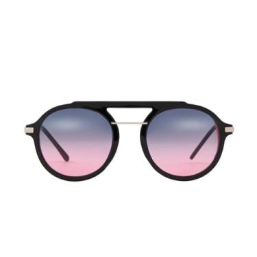 Imagem de HCPIHF Óculos de sol steampunk de metal, masculino e feminino, redondo, vintage (1)