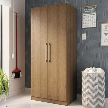 Imagem de Armário Multiuso 2 Portas Lavanderia Cozinha Grande Rimo - Jequitibá -