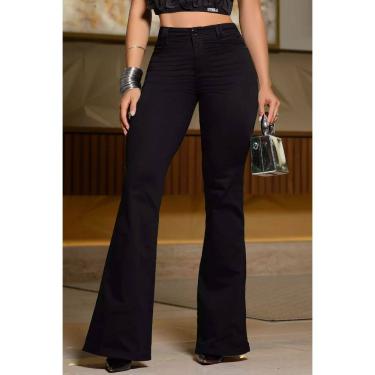 Imagem de Calca Flare Cintura Alta Pit Bull Jeans Feminina 86432