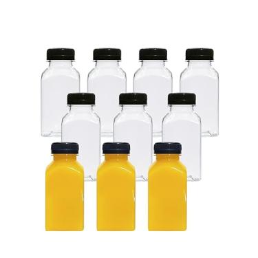 Imagem de Um recipiente de suco coberto, uma garrafa de bebida transparente de grande capacidade, adequada para fazer sucos, fazer vitaminas e bebidas caseiras.