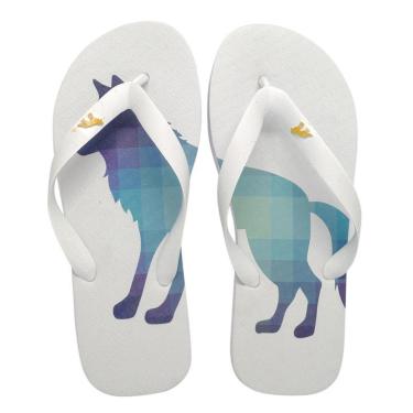 Imagem de Chinelo Acostamento Masculino Casual Estampa Lobo 320929029-Masculino