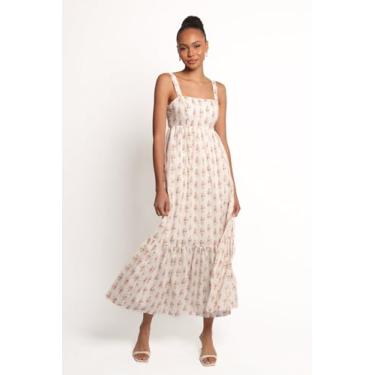 Imagem de Petal & Pup Vestido feminino Gabriela-Maxi-branco, Off-white, G