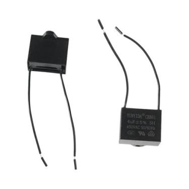 Imagem de Kit De Capacitores CBB61 10UF 3 Peças 450V Para Motor De Ventilador De