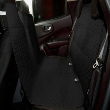 Imagem de Kit 3 peças Protetor de Banco Veicular Dianteiro e Traseiro Impermeável Universal (Preto)