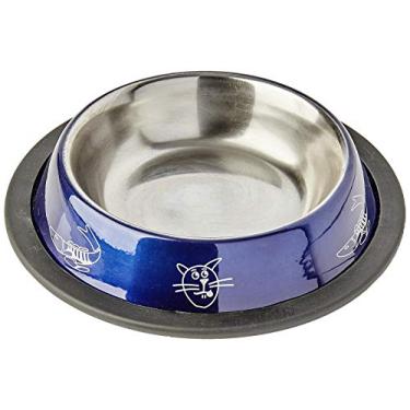 Imagem de Comedouro Gato Anti Derrapante Roxo Jambo para Cães