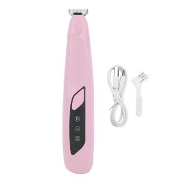 Imagem de HEEPDD Aparador de Patas de Cachorro, Cortador Elétrico Recarregável para Tosa de Animais de Estimação Com Luz LED para Aparar Pelos de Pequenas áreas Em Patas de Cães e Gatos (Rosa)