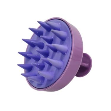 Imagem de Escova Massageadora Capilar Anti Queda, Suave para Todos os Tipos de Cabelo e Relaxamento(Lilás)
