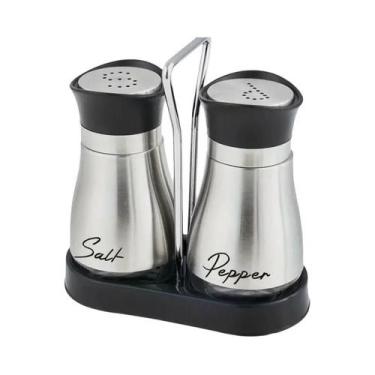 Imagem de Conjunto De Frascos De Vidro Ajustáveis E Recarregáveis Para Temperos 