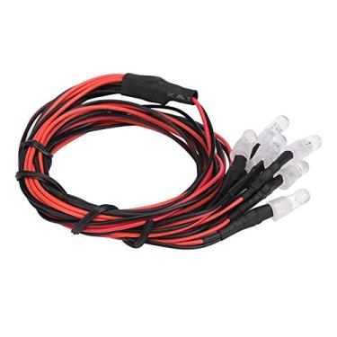 Imagem de Acouto Luz LED RC 8 PCS Faróis de 5 Mm Acessórios RC Luzes LED Modelo Drift Car 7# Faróis Lanterna Traseira Brinquedos e Jogos/Veículos Controlados Remotamente e por Aplicativo e
