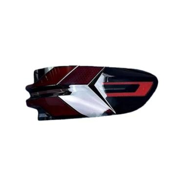 Imagem de Tampa traseira da lâmpada traseira do carro compatível com bmw x5 2023 escudo da lâmpada de vidro tampas de lente transparente abajur caso máscaras de luz traseira(Outside Right)