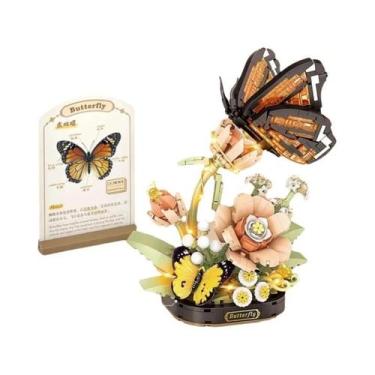 Imagem de Mini Ornamento De Inseto Em Forma De Flor Conjunto De Blocos De Montar