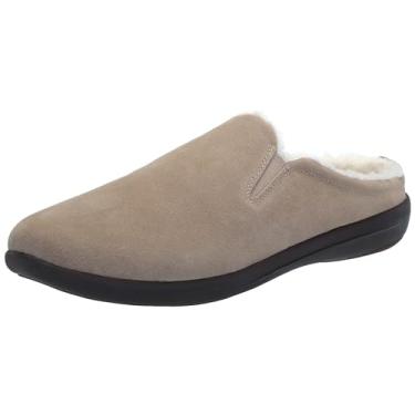 Imagem de Pantufa masculina de camurça Dundee, Bronzeado, 14