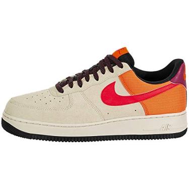 Imagem de Nike Air Force 1 '07 Lv8 2 Tênis masculino casual Cd0887-100, Lt Orewood Brn/Laser Crimson, 13