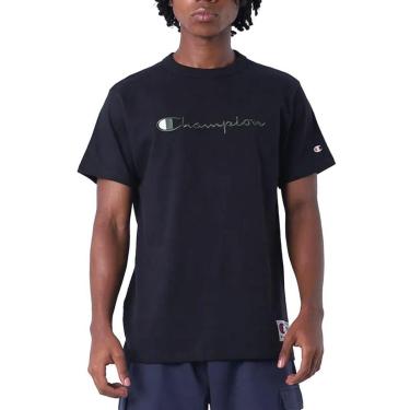 Imagem de Camiseta Champion Heritage Script 30 Colors Black-Masculino