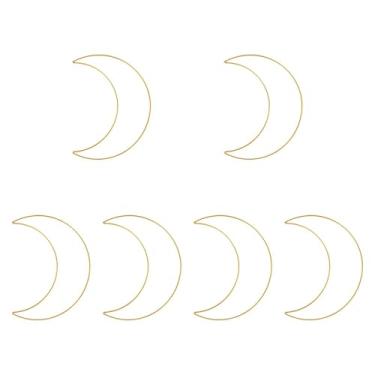 Imagem de Fancyes Conjunto de 6 aros de metal para arranjos florais, guirlandas e centros de mesa. Ideais para decoração de mesas, festas e projetos DIY.