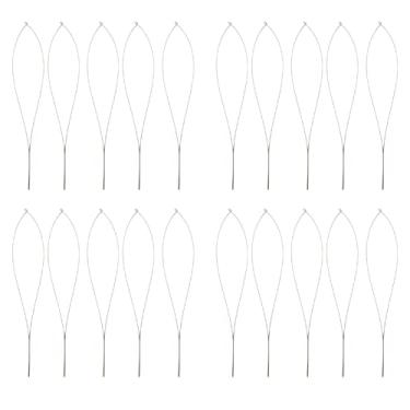 Imagem de Agulhas para miçangas, flexível, aberto no meio, olho grande, rosqueamento manual, conjunto de agulhas para miçangas de aço inoxidável para fazer joias, artesanato, pulseiras,