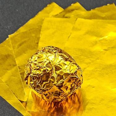 Imagem de 100 peças 5,9 × 5,9 cm (15 × 15 cm), papel de embrulho de alimentos extragrande jumbo, folhas quadradas de alumínio para pastelaria de churrasco, embalagem de chocolate grande doce, embalagem de