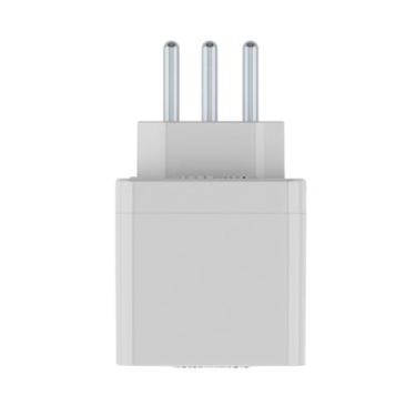 Imagem de Plug Protector 3 Pinos 10A Branco - QPP03B - Qualitronix