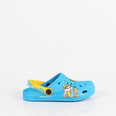 Imagem de Clog Chico Bento Grendene 23151 Azul, Azul, Amarelo, Be392, 30